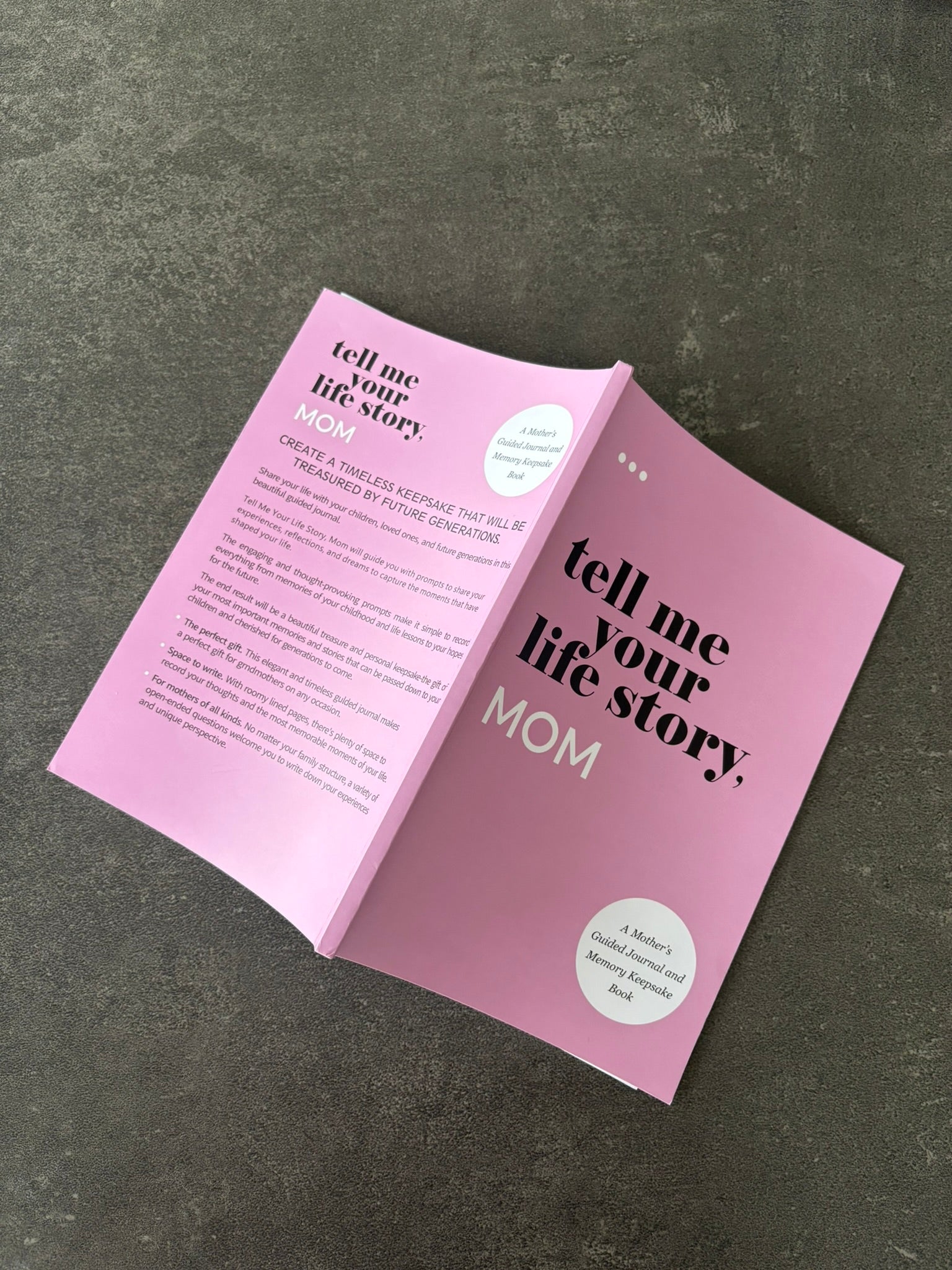 "Tell me your Story" Memory Journal