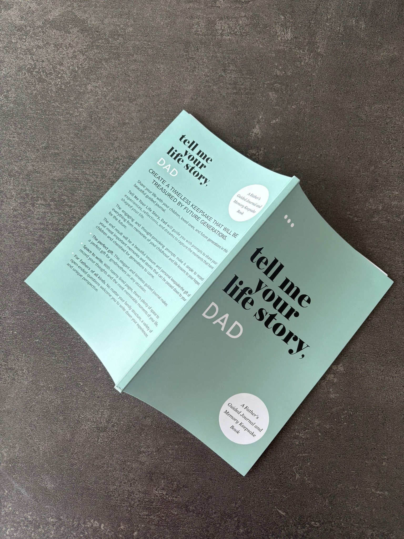 "Tell me your Story" Memory Journal